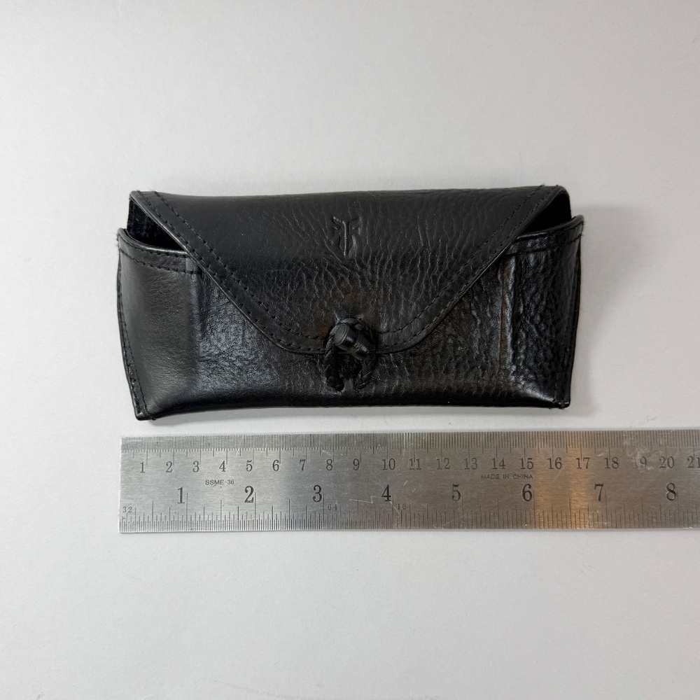 FRYE Black Leather Sunglass Case - Picture 5 of 7